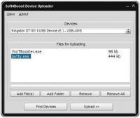 Soft4Boost Device Uploader 5.0.9.539 screenshot. Click to enlarge!