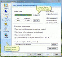 SoftActivity Keylogger 8.3.2997 screenshot. Click to enlarge!