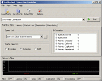 SoftPerfect Connection Emulator 1.7.3 screenshot. Click to enlarge!
