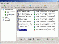 SoftPerfect Personal Firewall 1.4.1 screenshot. Click to enlarge!
