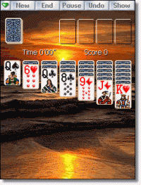 Solitaire City for Pocket PC 3.00 screenshot. Click to enlarge!