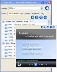 SopCast 4.2.0 (2016-5-26) screenshot. Click to enlarge!