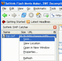 Sothink SWF Catcher for Firefox - Free 1.8 screenshot. Click to enlarge!