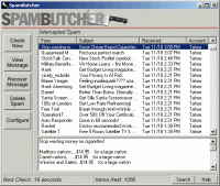 SpamButcher 2.1xd screenshot. Click to enlarge!