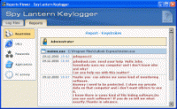 Spy Lantern Keylogger 5.4 screenshot. Click to enlarge!