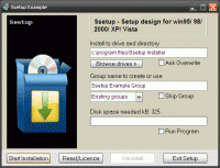 Ssetup 5.16.1 screenshot. Click to enlarge!