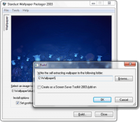 Stardust Wallpaper Packager 2003 1.0.0.5 screenshot. Click to enlarge!