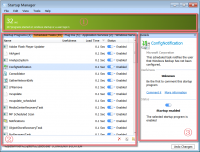 Startup Manager (formerly Quick StartUp) 5.10.1.103 screenshot. Click to enlarge!