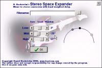 Stereo Space Expander 1.0.1 screenshot. Click to enlarge!
