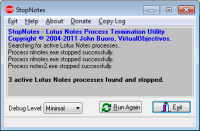 StopNotes 1.4.2.0 screenshot. Click to enlarge!