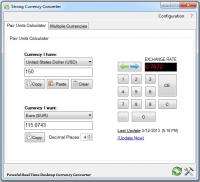 Strong Currency Converter 2.0.150.5 screenshot. Click to enlarge!