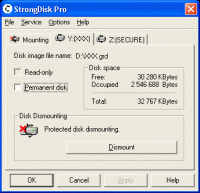 StrongDisk Pro 3.0 screenshot. Click to enlarge!
