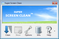 Super Screen Clean 1.2.1 screenshot. Click to enlarge!