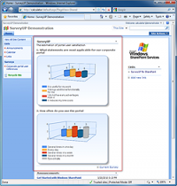 SurveyUP for SharePoint 1.7.2 screenshot. Click to enlarge!