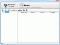 SysTools EDB Finder 1.0 screenshot. Click to enlarge!