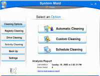 System Maid 2.1 screenshot. Click to enlarge!