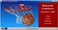T-Minus Basketball Countdown 6.0 screenshot. Click to enlarge!