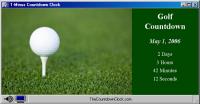 T-Minus Golf Countdown 6.0 screenshot. Click to enlarge!