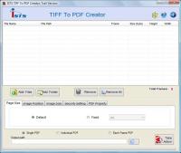 TIFF File to PDF File Converter 2.8.0.4 screenshot. Click to enlarge!