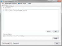 TSR Continuously Backup Software PRO 1.2.5.4 screenshot. Click to enlarge!