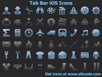 Tab Bar iOS Icons 2013.1 screenshot. Click to enlarge!
