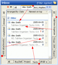 TabView Organizer 1.02.0130 screenshot. Click to enlarge!