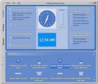Talking Desktop Clock 1.2.2.110 screenshot. Click to enlarge!