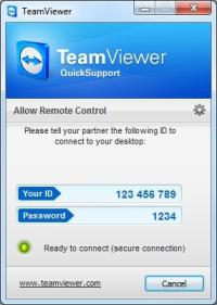 TeamViewer QuickSupport 12.0.78313 screenshot. Click to enlarge!