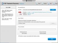 Tenorshare PDF Password Recovery Professional 1.0.0.1.1889 screenshot. Click to enlarge!