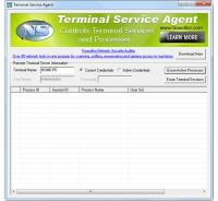Terminal Service Agent 1.2.3 screenshot. Click to enlarge!