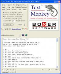 Text Monkey Lite 1.0.1 screenshot. Click to enlarge!