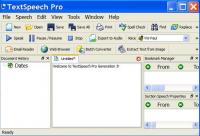 TextSpeech Pro 3.6.2 screenshot. Click to enlarge!