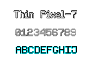 Thin Pixel-7 1.0 screenshot. Click to enlarge!