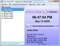 Time Clock MTS 6.0.3 screenshot. Click to enlarge!