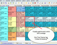 Time Tracker Scheduling Software 5.101 screenshot. Click to enlarge!