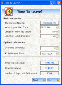 Time to Leave 1.0 screenshot. Click to enlarge!