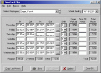 TimeCard Plus 3.7 screenshot. Click to enlarge!