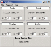 TimeZone 3.1 screenshot. Click to enlarge!