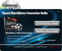 Tipard BlackBerry Converter Suite 3.2.26 screenshot. Click to enlarge!