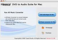 Tipard DVD to Audio Suite for Mac 3.1.16 screenshot. Click to enlarge!