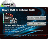 Tipard DVD to Gphone Suite 3.2.26 screenshot. Click to enlarge!