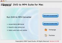 Tipard DVD to MP4 Suite for Mac 3.6.16 screenshot. Click to enlarge!