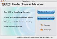 Tipard Mac BlackBerry Converter Suite 3.1.06 screenshot. Click to enlarge!