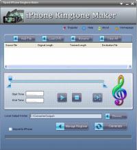 Tipard iPhone Ringtone Maker 4.0.26 screenshot. Click to enlarge!