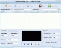 Top Video Converter 2.0 screenshot. Click to enlarge!