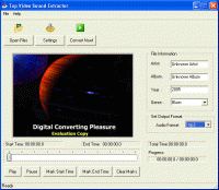 Top Video Sound Extractor 1.0 screenshot. Click to enlarge!