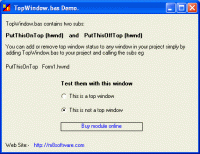 TopWindow.bas 1.00.08 screenshot. Click to enlarge!