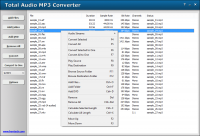 Total Audio MP3 Converter 3.2.3.1415 screenshot. Click to enlarge!