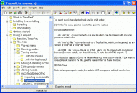TreePad Lite 4.3 screenshot. Click to enlarge!