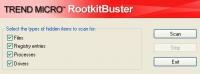 Trend Micro RootkitBuster 5.0.0.1203 Beta screenshot. Click to enlarge!